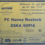 FC Hansa (Rostock)-CSKA 1:0